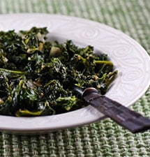 Sauteed Kale with Garlic and Onion