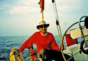 Geoffrey Baer on Lake Michigan