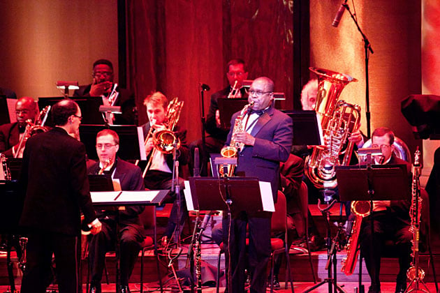 Orchestra Saxophonist Delivers a Sensational Solo