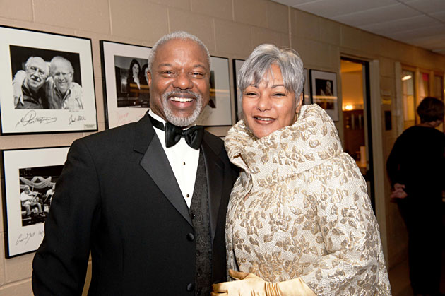 Drummer Leon Joyce and Fiancé Barbara Nedd