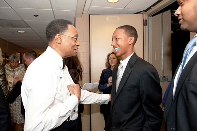 Ramsey Lewis, Grandson Jordan and Jordan's Father Bobby Lewis