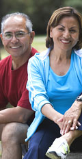[photo: couple relaxing together]