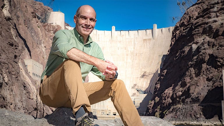 Geoffrey Baer at Hoover Dam