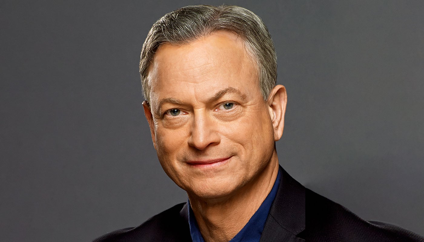 A headshot of Gary Sinise