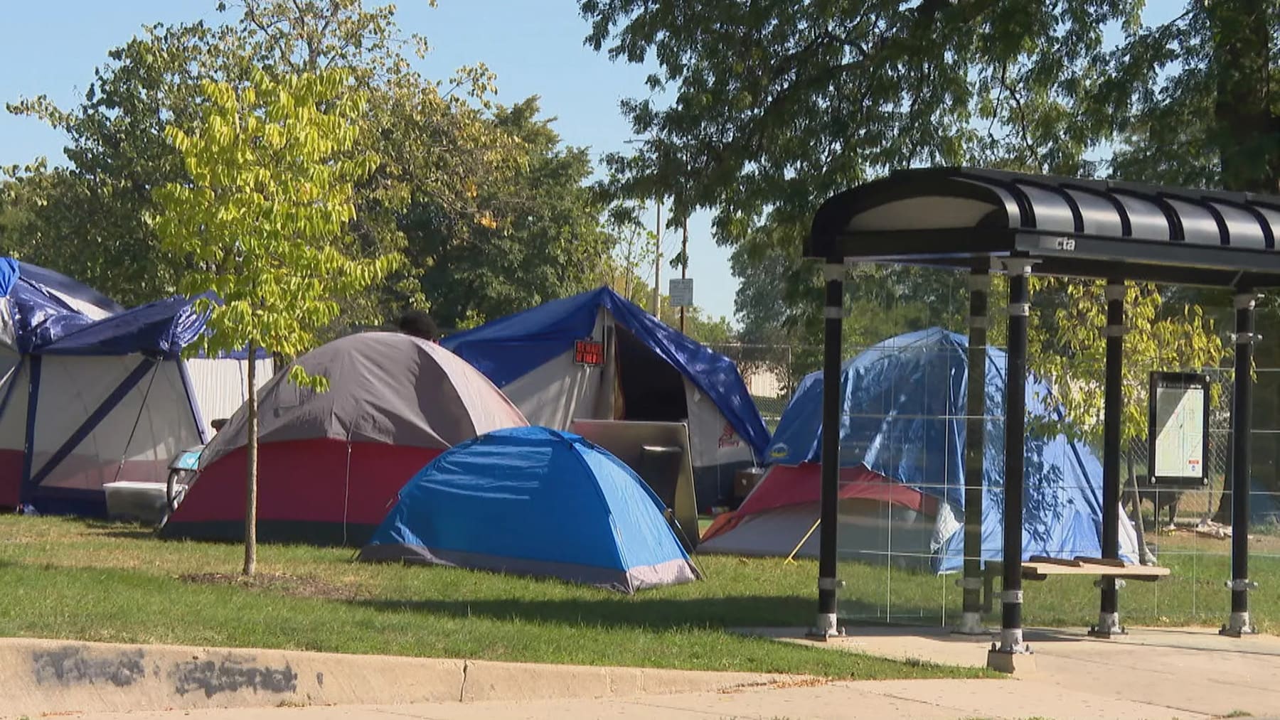 Tent emcampment