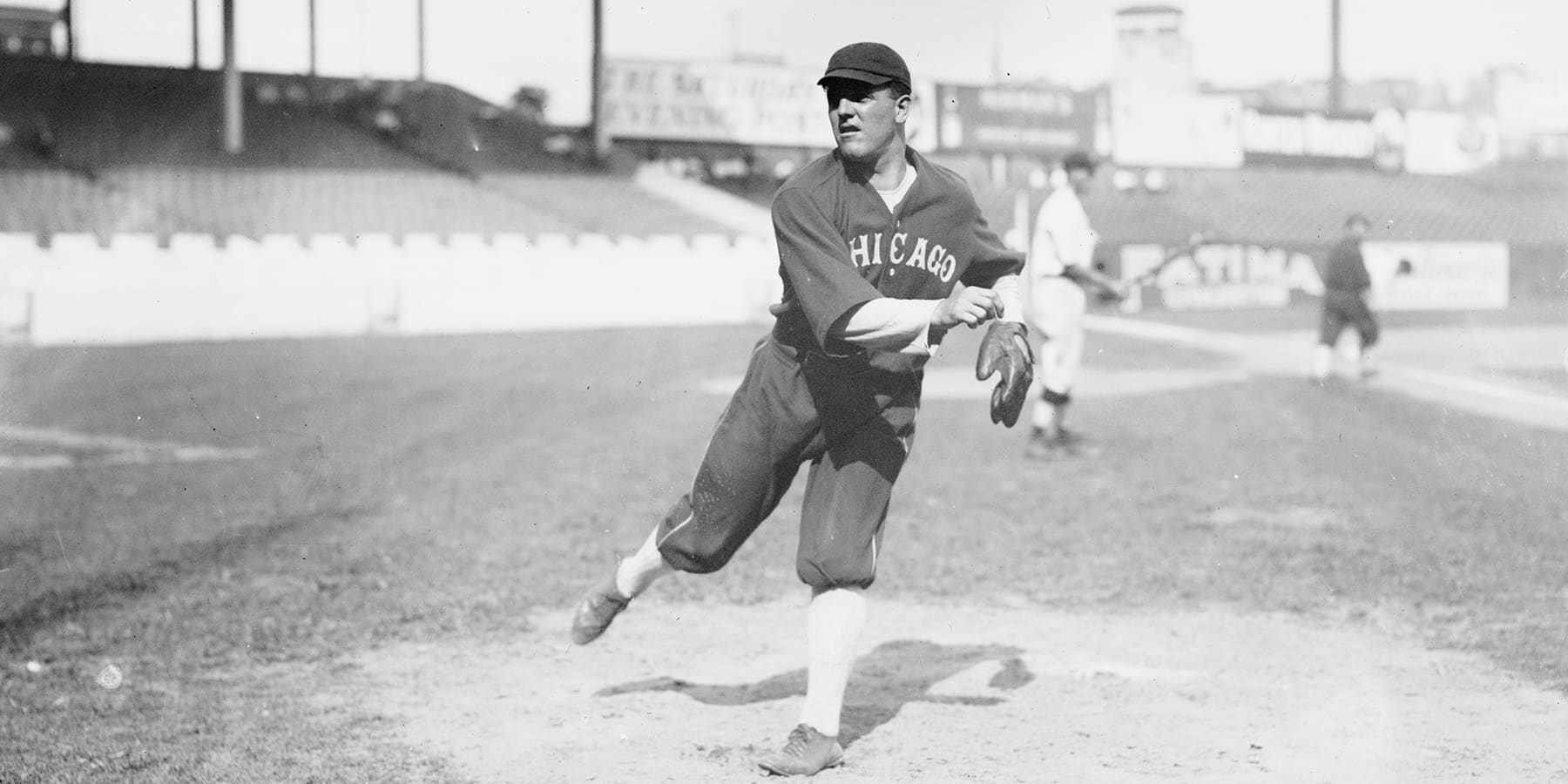Pitcher Eddie Cicotte pictured in 1913