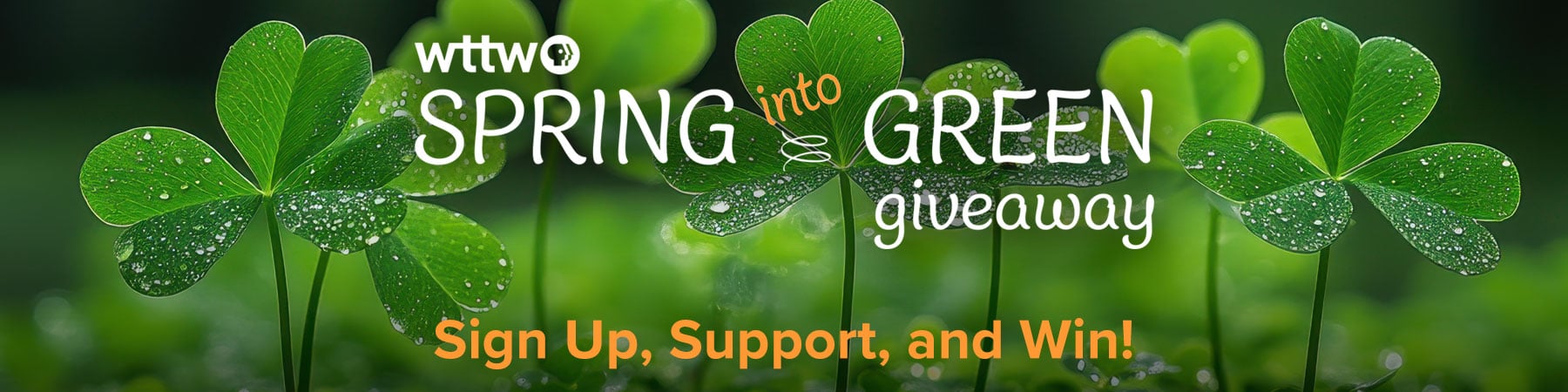 WTTW Spring Into Green Giveaway Drawing