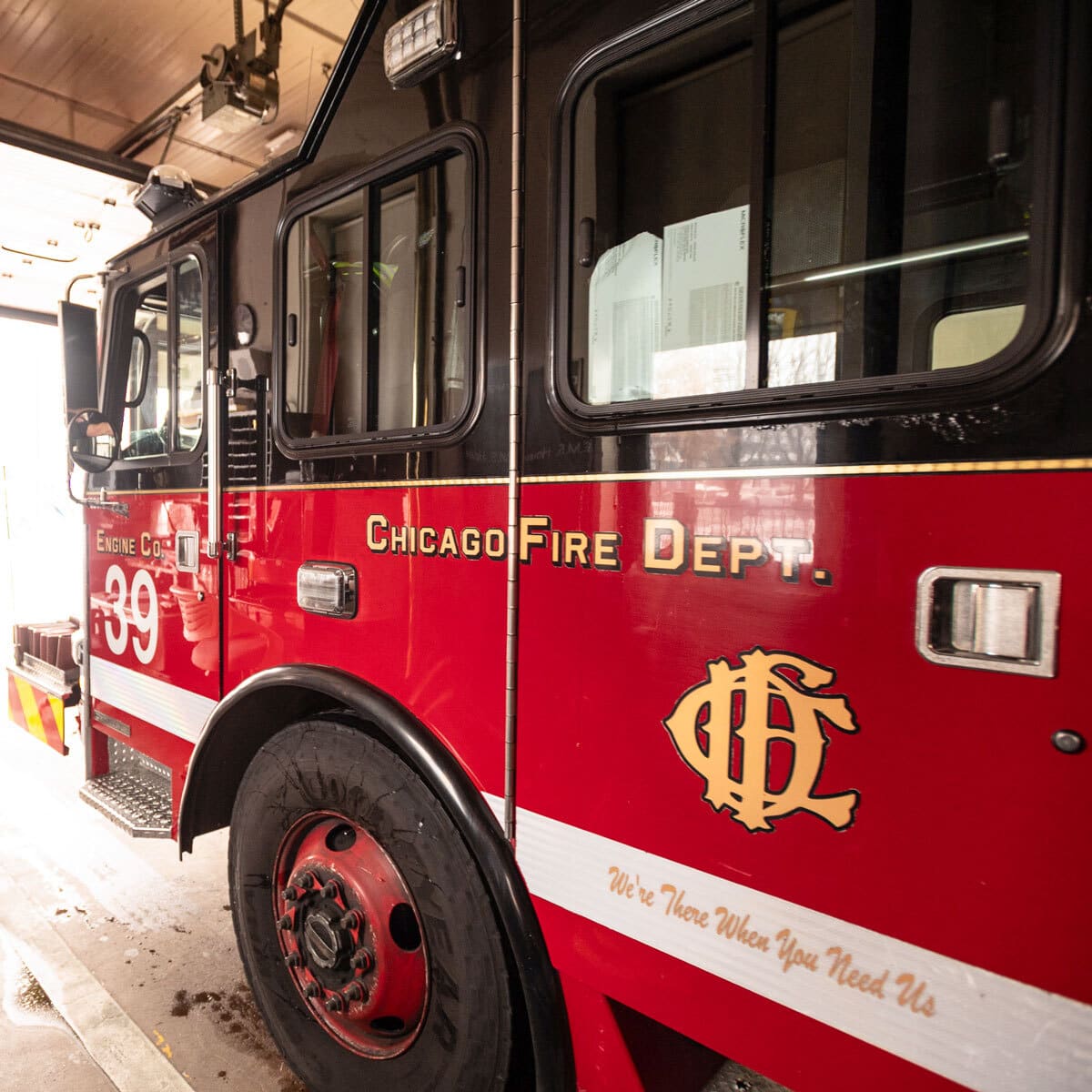 The Engine 39 firehouse in McKinley Park.