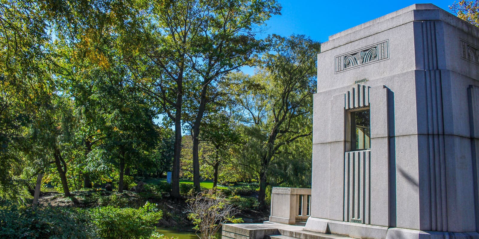 The Holmes family Mausoleum.