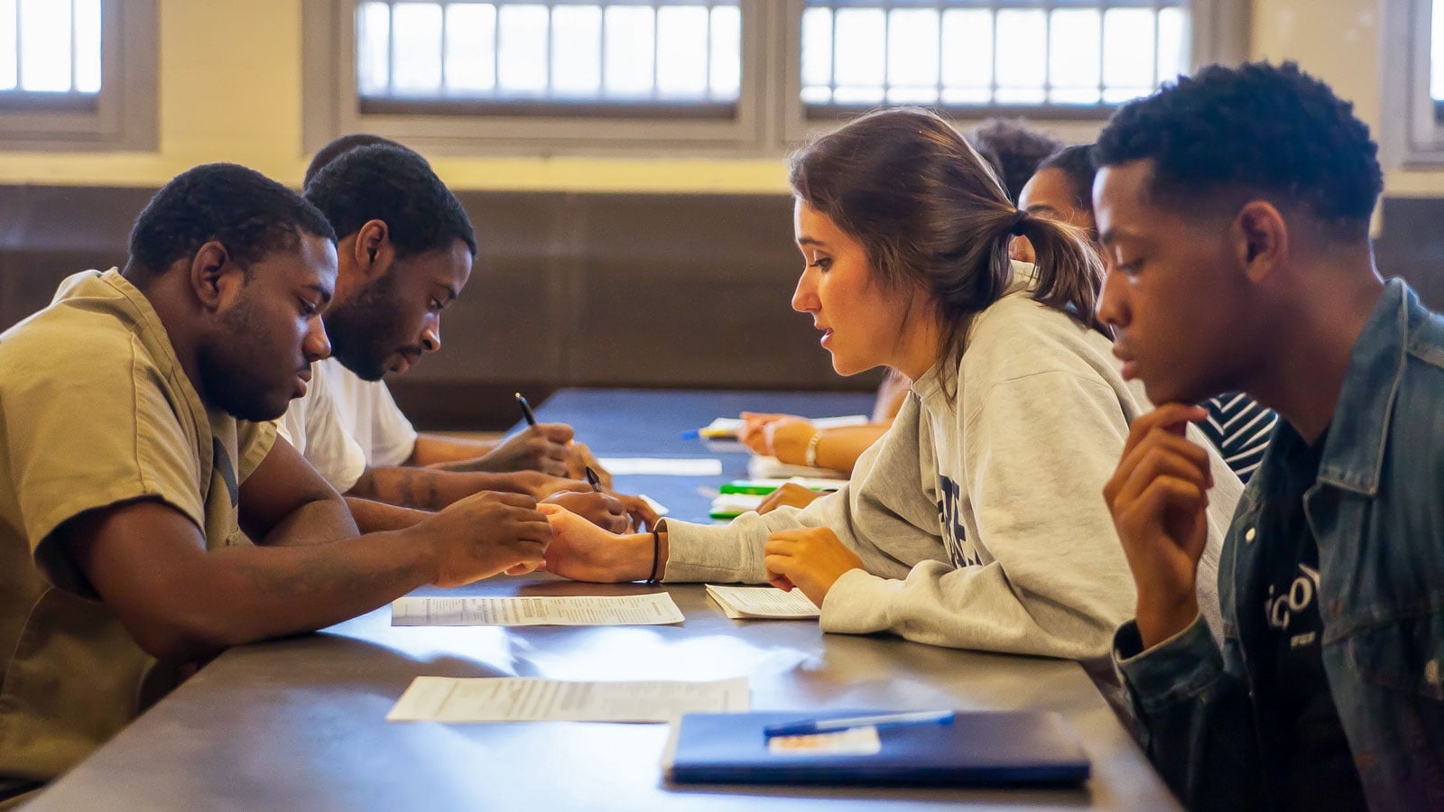 Chicago Votes conducts jail outreach efforts through the Cook County Sheriff’s Office. (Courtesy of Chicago Votes) 