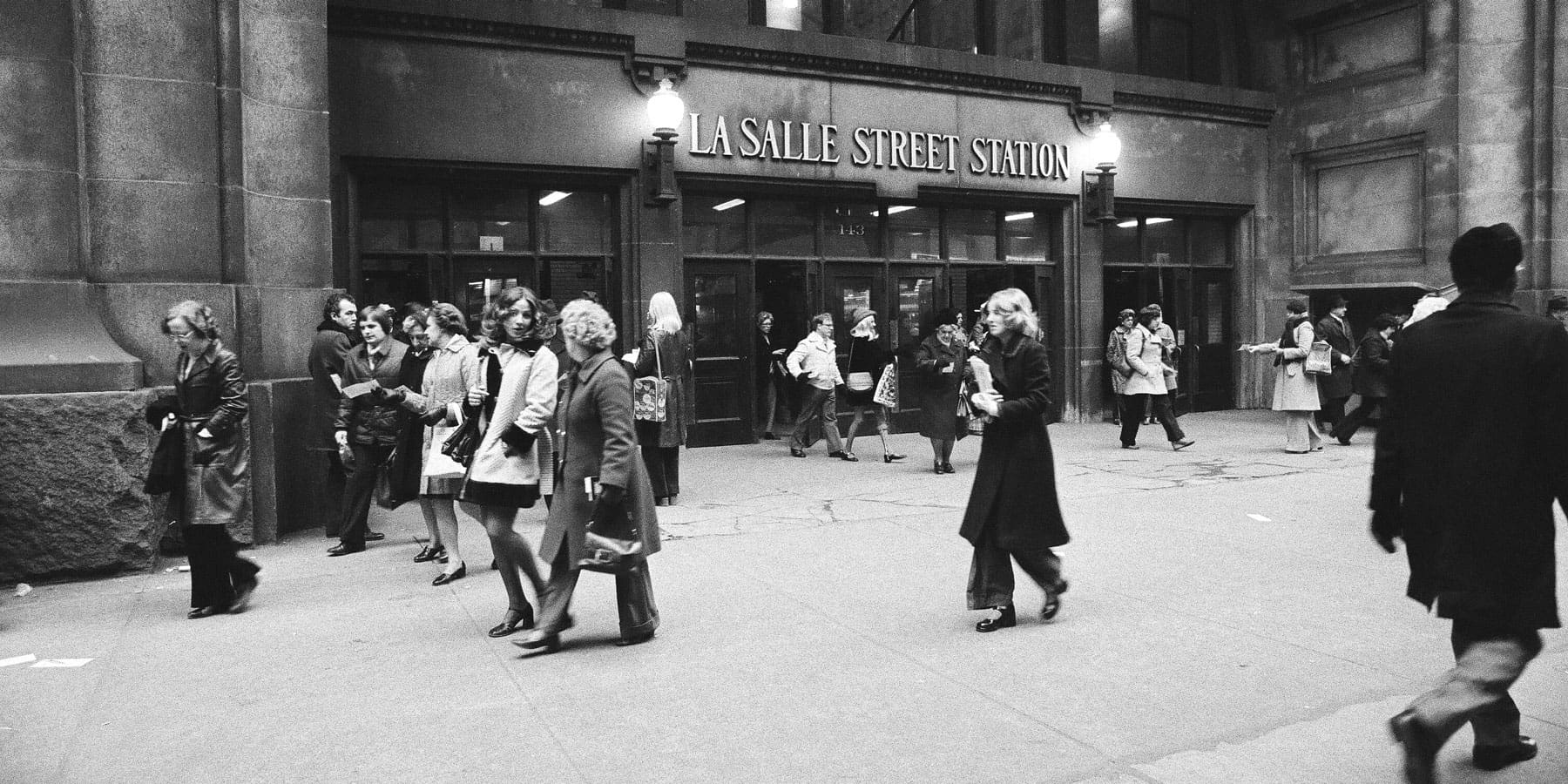 LaSalle Street Station in 1975.