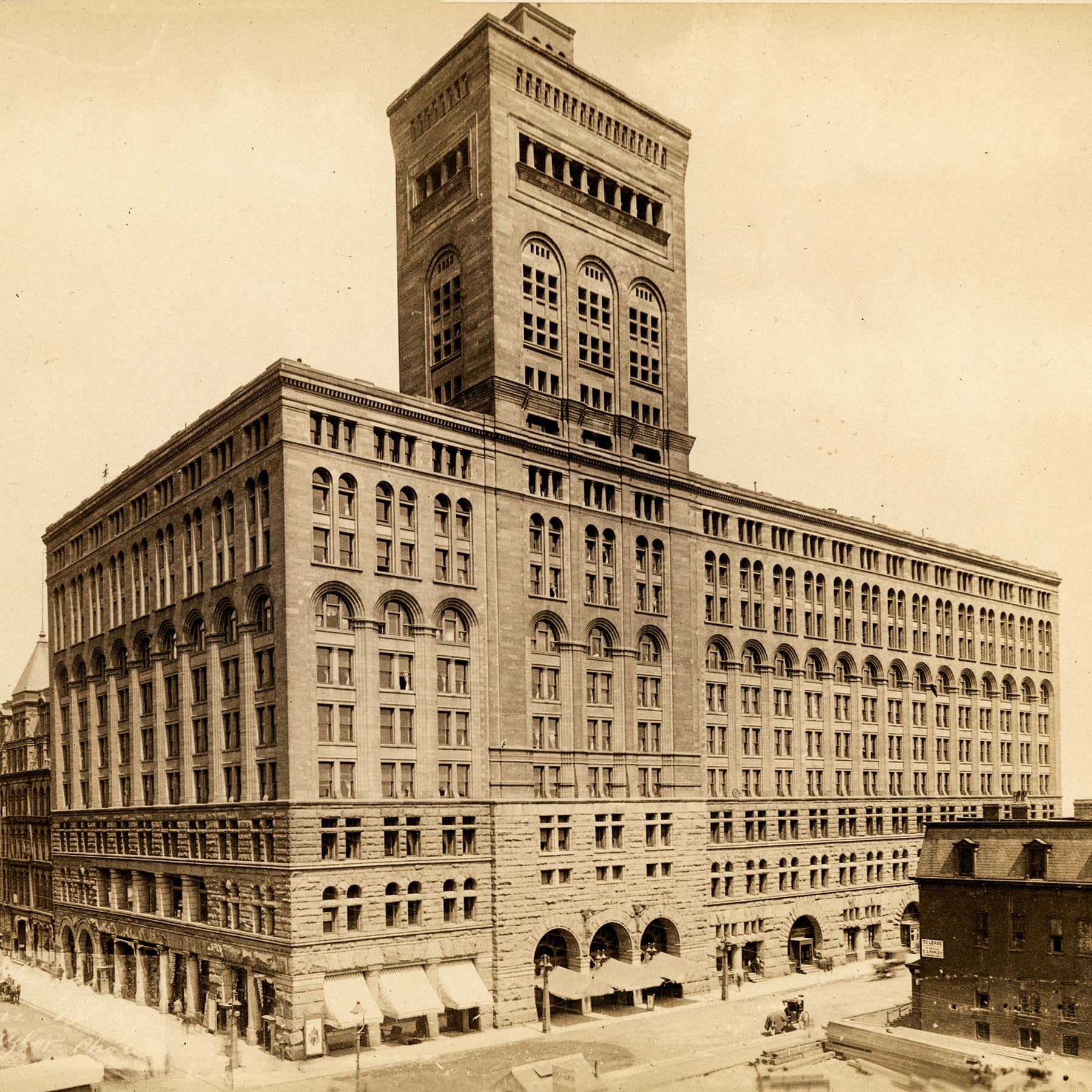 The Auditorium Building in 1897