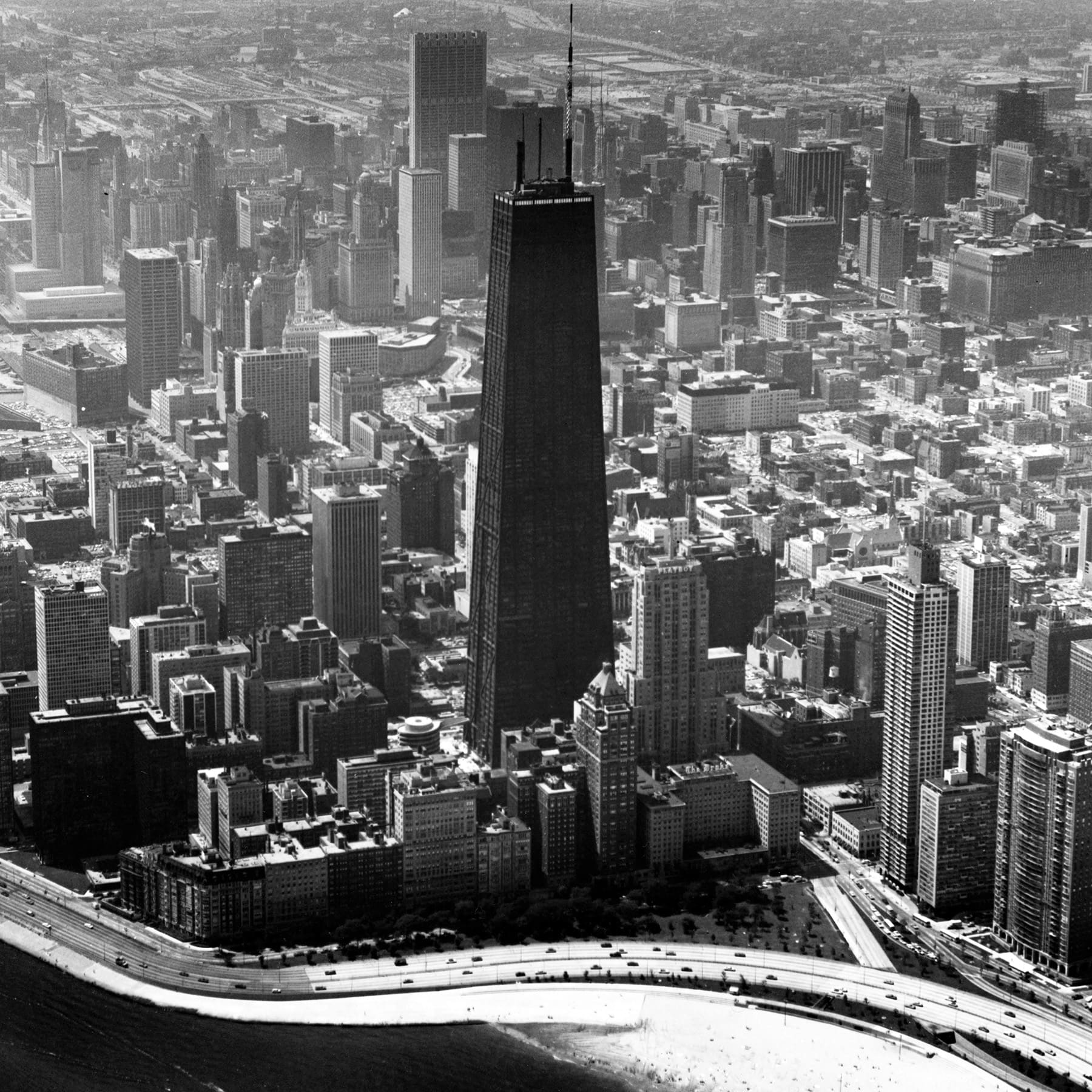 The John Hancock Center in 1970