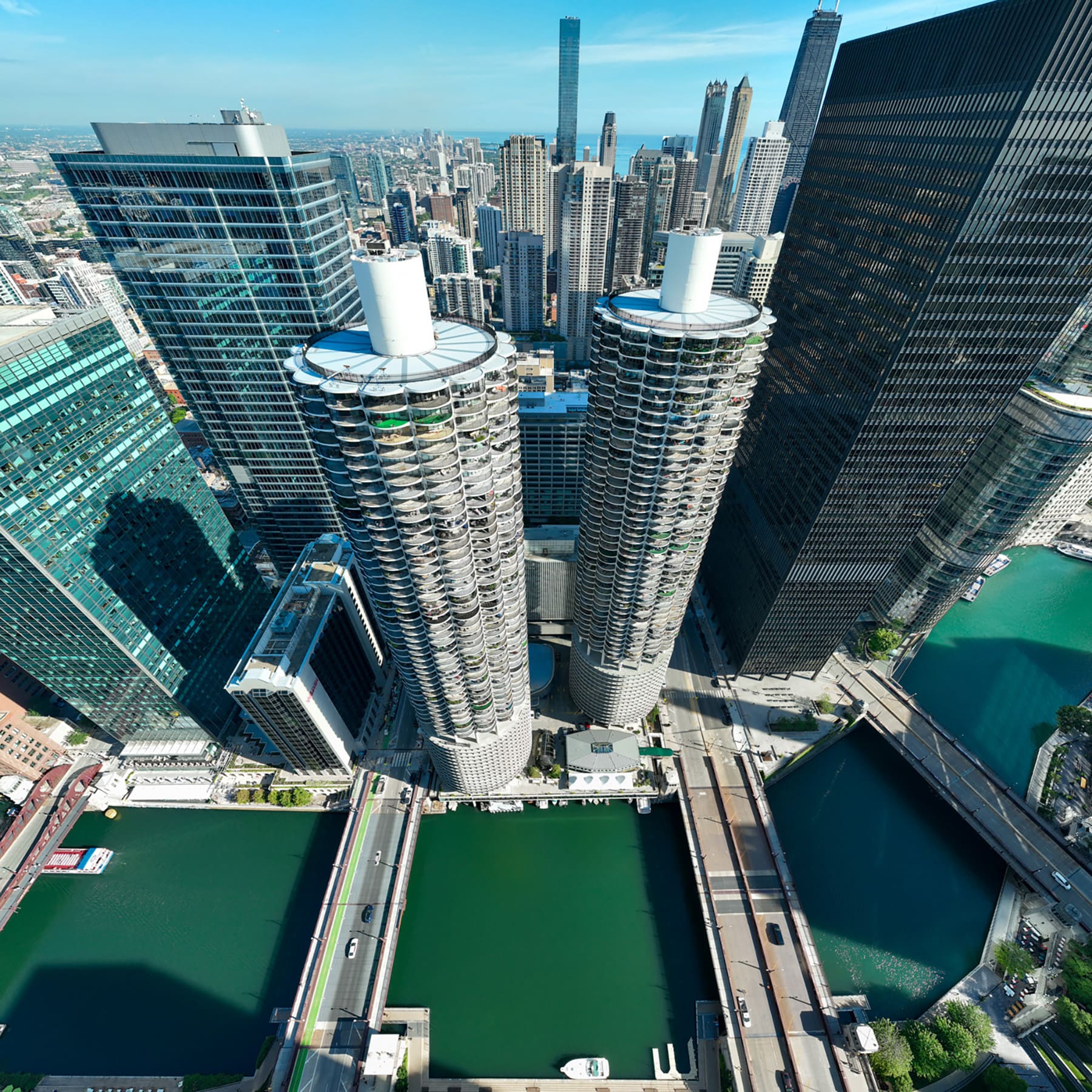 Marina City was designed to be a “city within a city.”