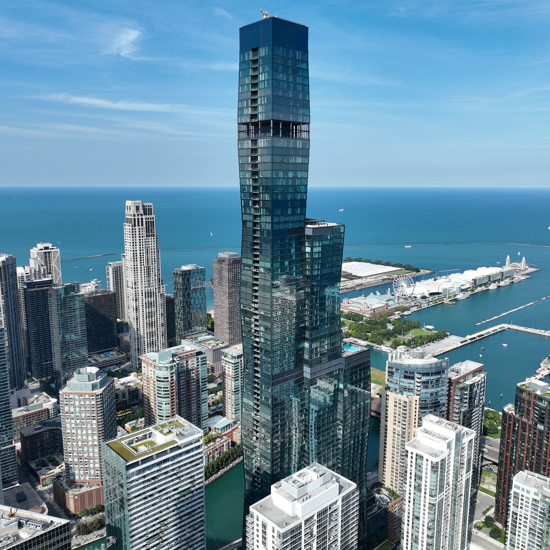 The St. Regis Chicago is the tallest building in the world designed by a woman.