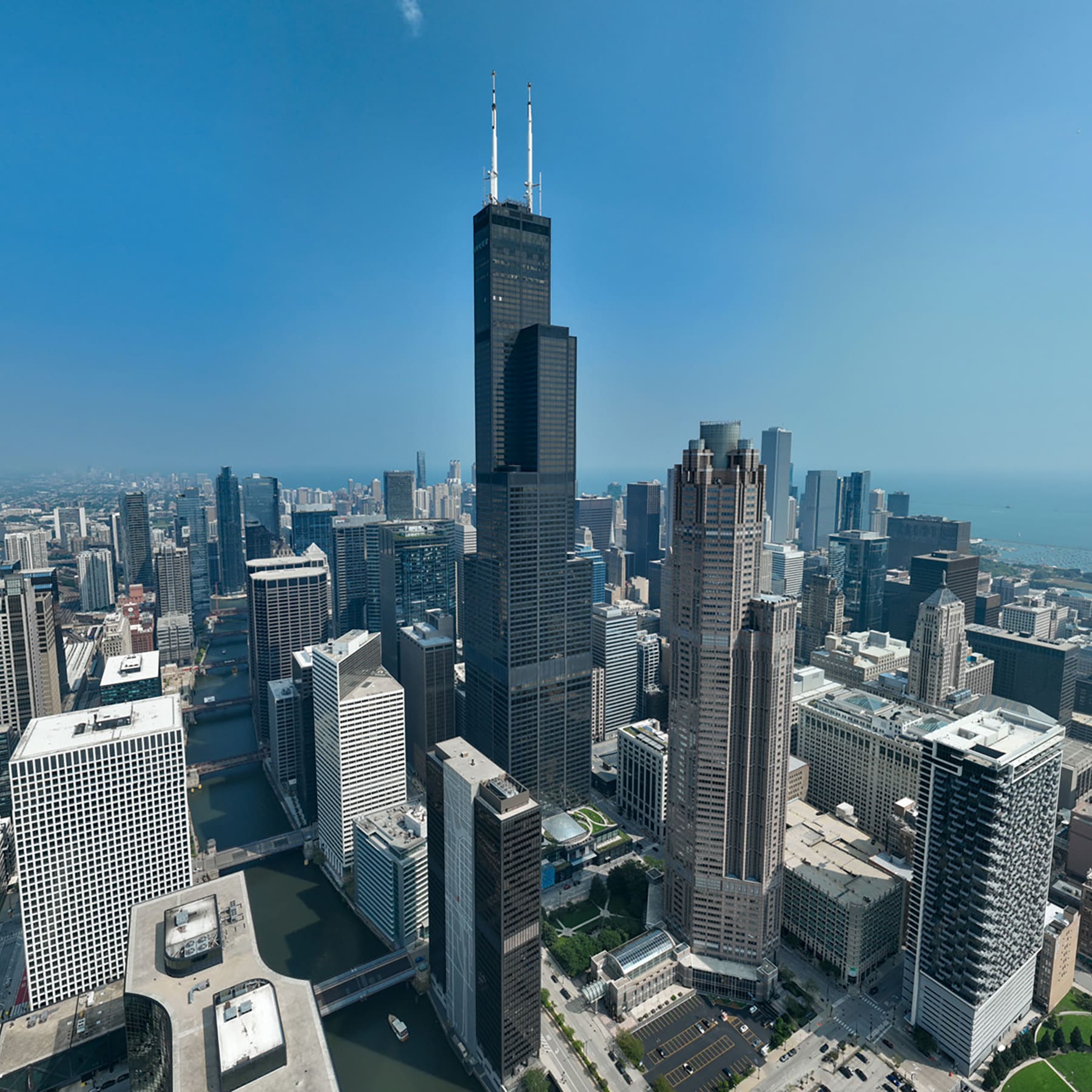 Willis Tower, still commonly called Sears Tower, is the tallest building in Chicago.