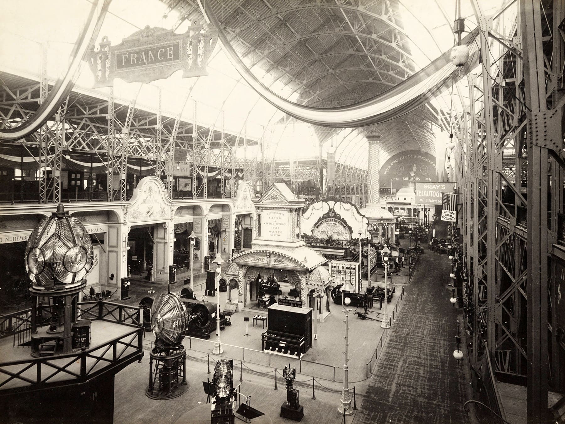 The interior of the Electricity Building