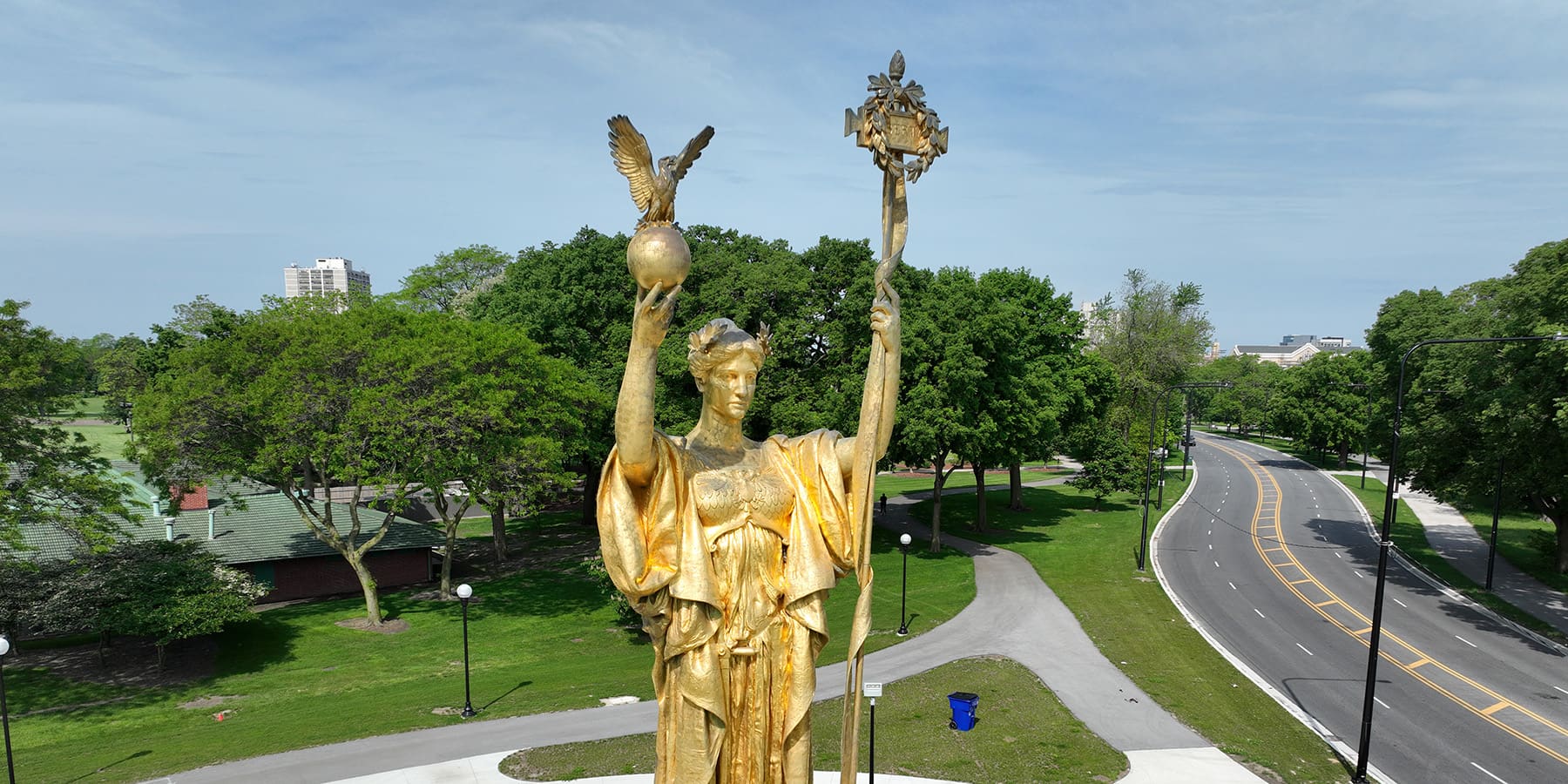 The 'Statue of the Republic' in Jackson Park