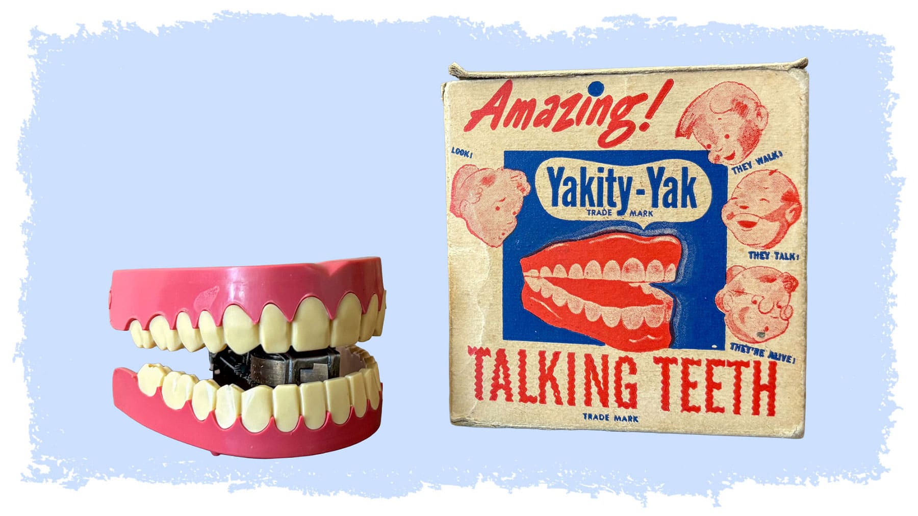 Yakity-Yak Talking Teeth from 1949
