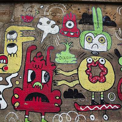 Jon Burgerman, 1503 W. 16th Street, 2012