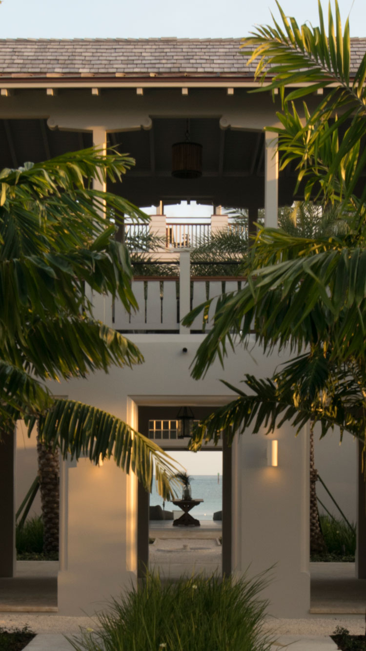 Caribbean Courtyard House