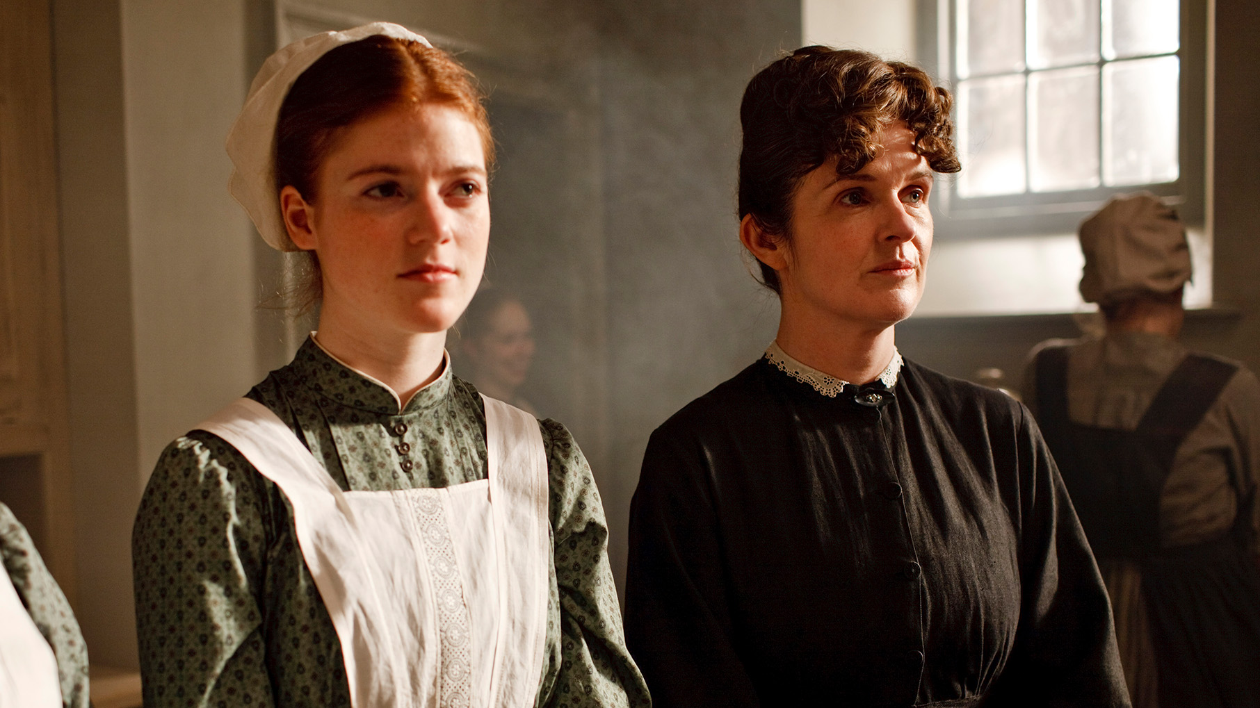 Gwen and O'Brien stand to attention