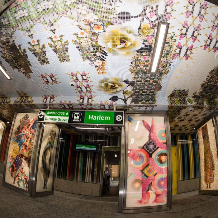 FreeFormal, Nick Cave, 2018, Garfield Green Line Station. Photo: Ken Carl
