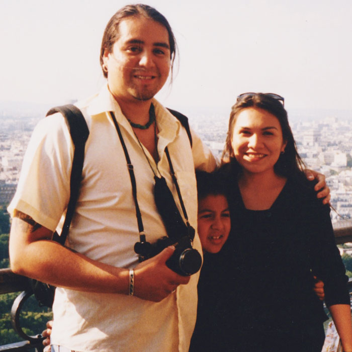 The Maldonado family on vacation