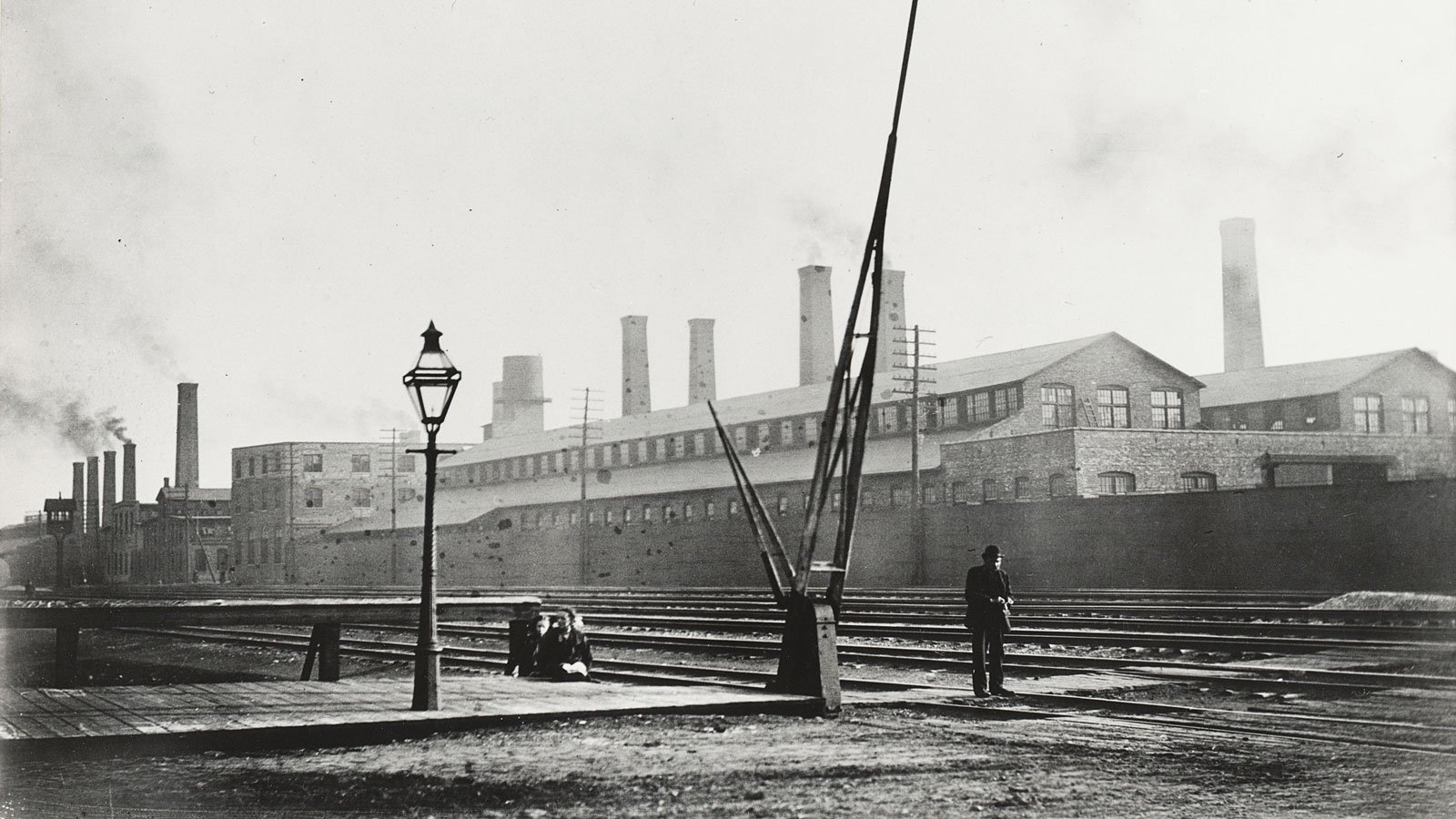 Malleable Iron Works from 24th Street and Western Avenue, Gads Hill Center.