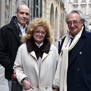 Architects Marc and Nada Breitman with Geoffrey Baer