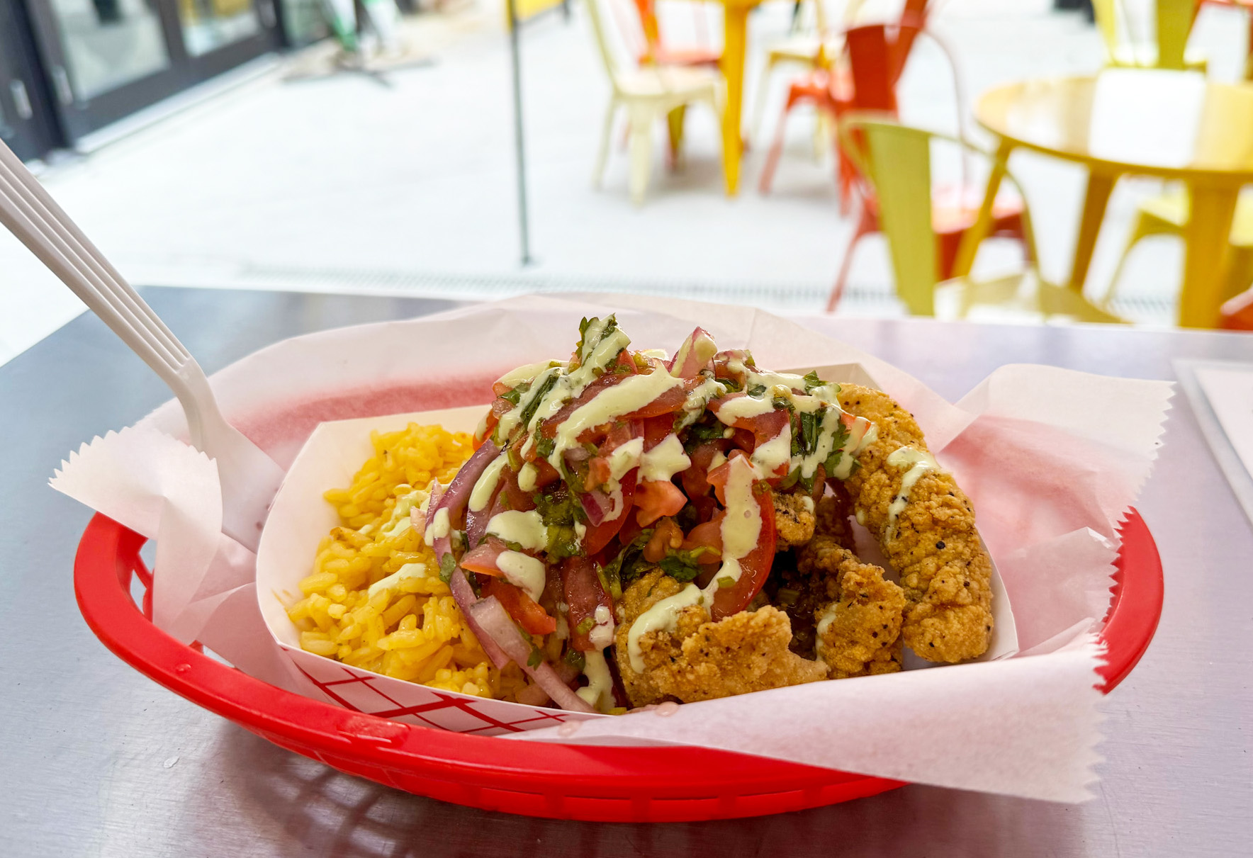 Fried catfish from Omarcito's