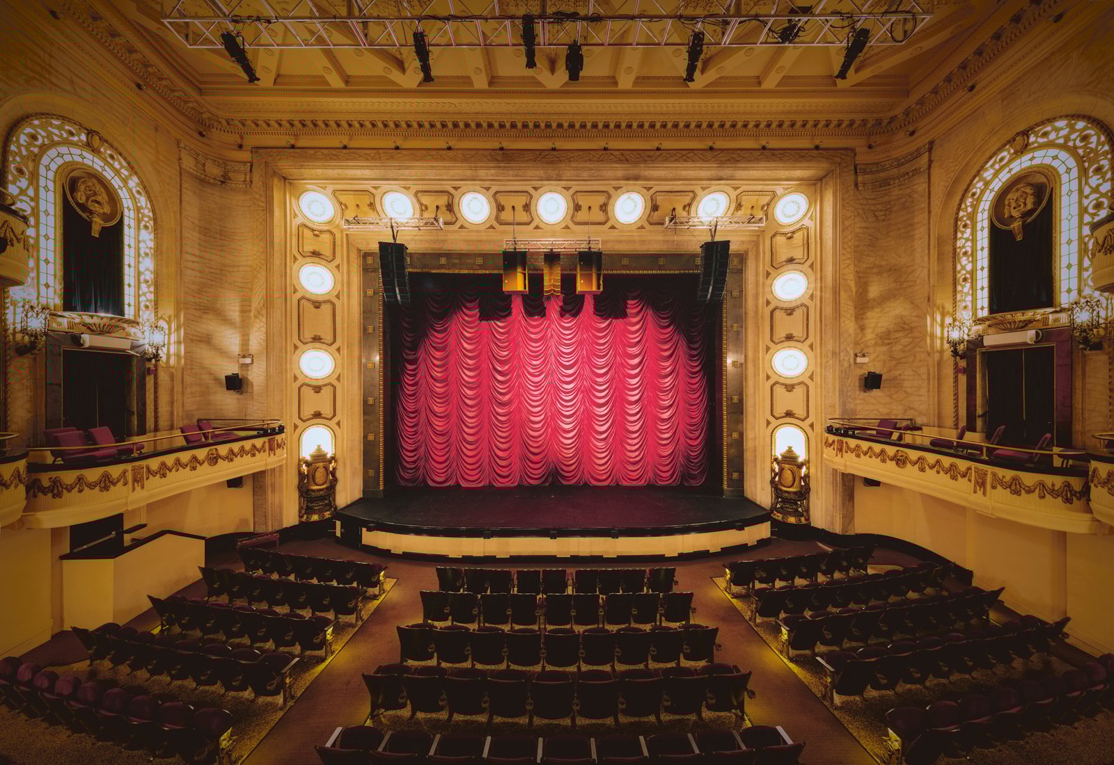 The interior of the Studebaker Theater