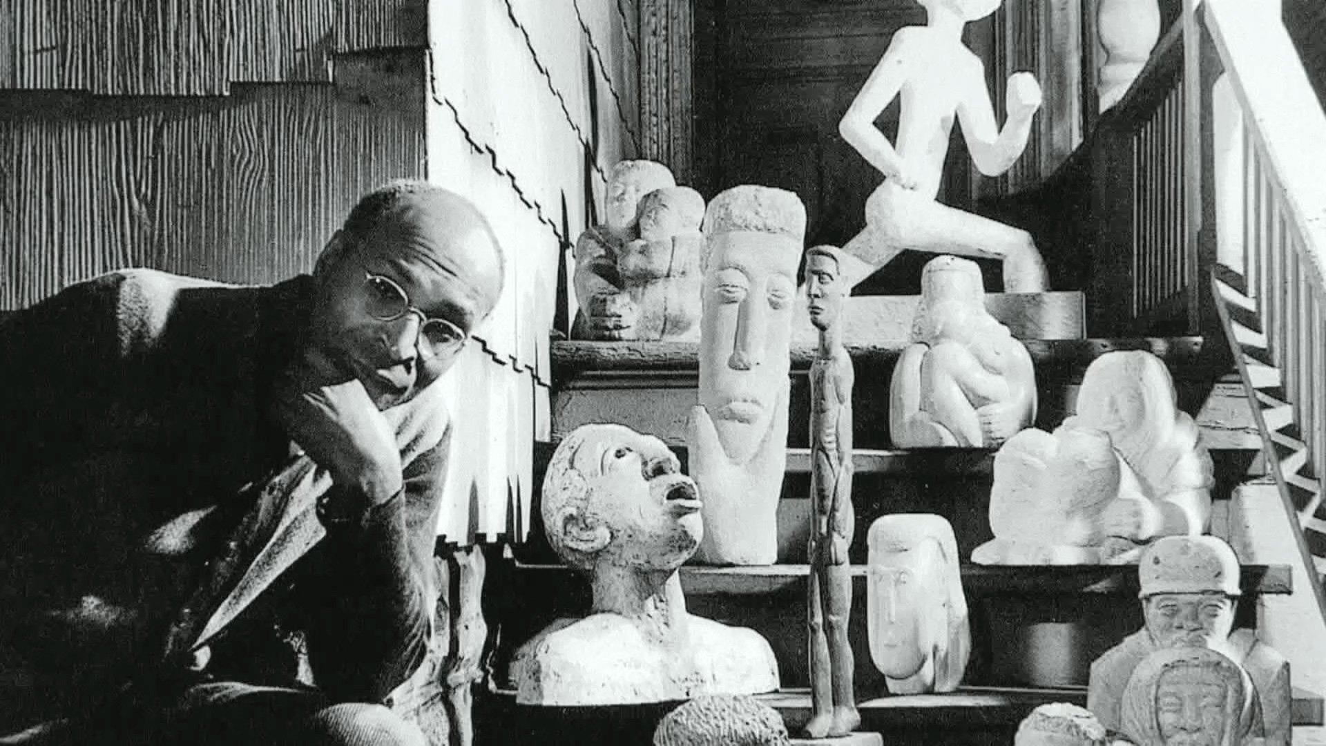 Sculptor Marion Perkins