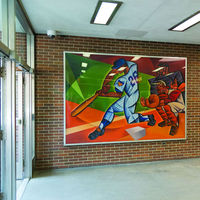 Cubs Legends, Steve Musgrave, 2007, Addison Red Line Station. Photo: Aron Gent / Courtesy of the Chicago Transit Authority