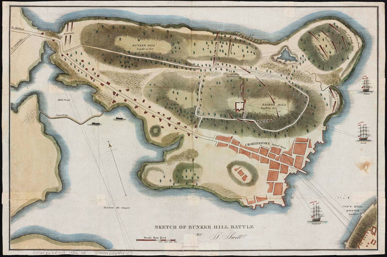 The American Revolution A Film - American Revolution Gallery Battle Of Bunker Hill Map