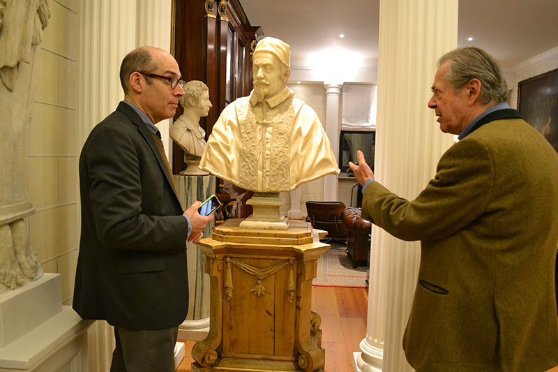 Geoffrey Baer with Franco Maria Ricci Geoffrey Baer with Franco Maria Ricci