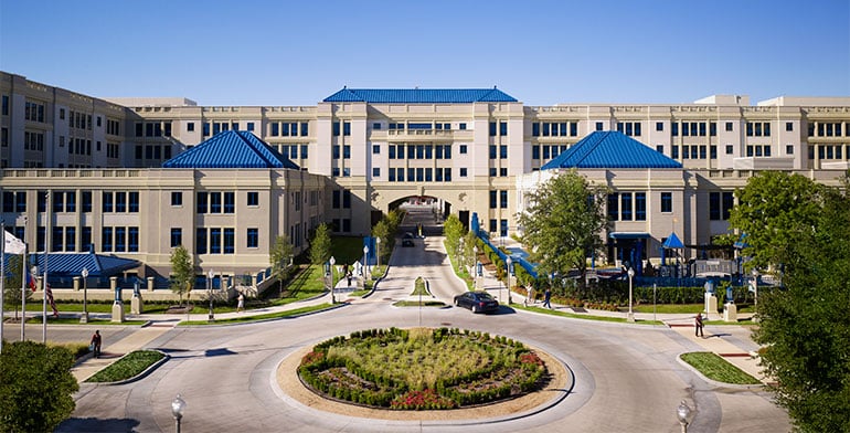 Original main hospital building, exterior