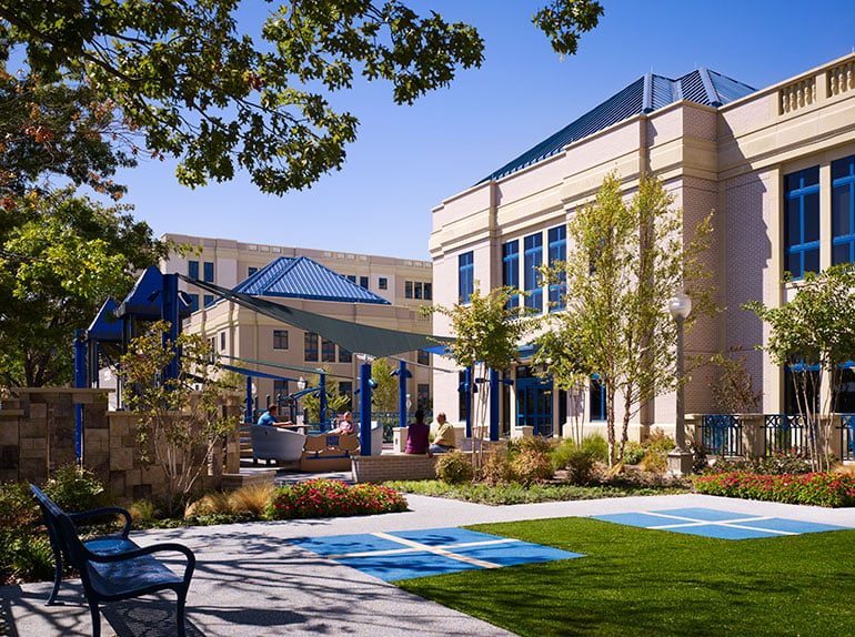 Cook Children's Medical Center, outdoor play area