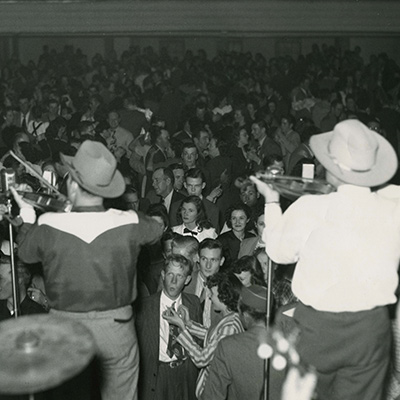 Bob Wills and His Texas Playboys at Cain's Ballroom in Tulsa, Oklahoma, 1940. Photo: Courtesy of Marty Stuart Archives