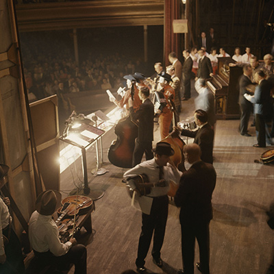 The Grand Ole Opry at the Ryman Auditorium, Nashville, c, 1960 Photo: Courtesy of Les Leverett