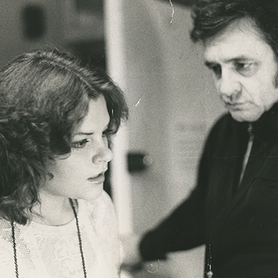 Rosanne and Johnny Cash, 1975. Photo: Courtesy of Cash Family Photos