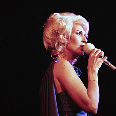 Tammy Wynette, 1977. Photo: Courtesy of Les Leverett photograph, Grand Ole Opry Archives