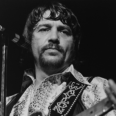 Waylon Jennings, Austin, Texas, 1974. Photo: Courtesy of Scott Newton