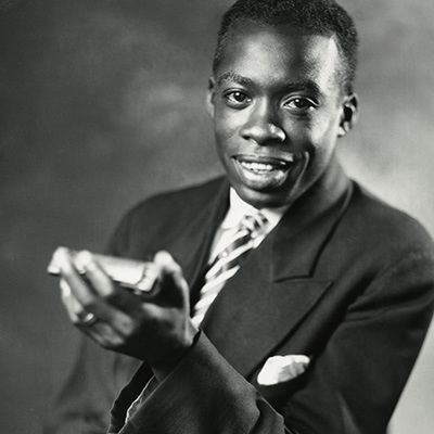 DeFord Bailey, one of the original headliners of the Grand Ole Opry, c.1935. Photo: Courtesy of Les Leverett Collection