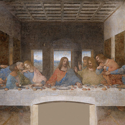 The Last Supper by Leonardo da Vinci, circa 1494-1498. Credit: Leonardo da Vinci, Santa Maria delle Grazie, Milan, Italy