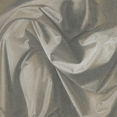 Study of Drapery by Leonardo da Vinci, circa 1475-1482. Credit: Fondation Custodia, Collection Frits Lugt, Paris