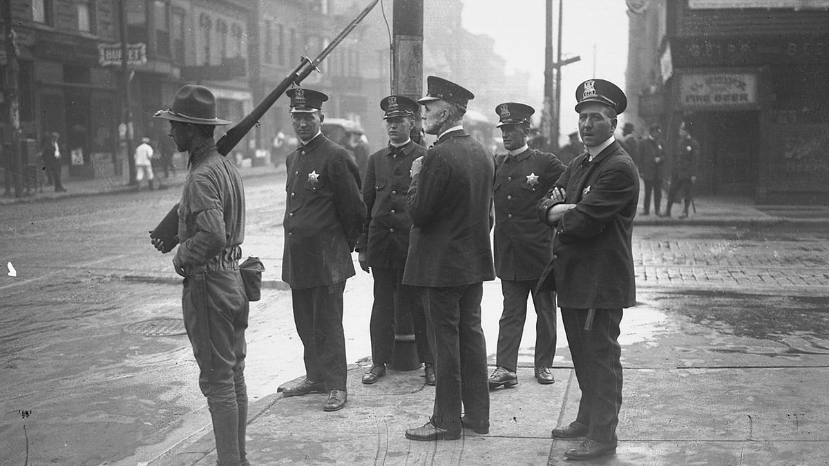 A gathering of men