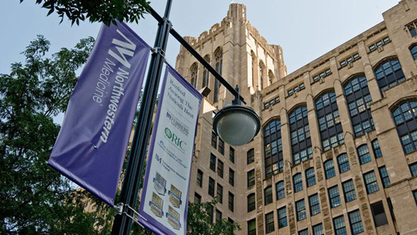 Credit: Northwestern University A building on Northwestern University's Evanston campus