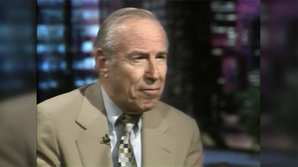 Credit: WTTW News Jim Lovell on Chicago Tonight in a 1995 interview