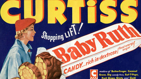 Vintage Baby Ruth ad Vintage Baby Ruth ad